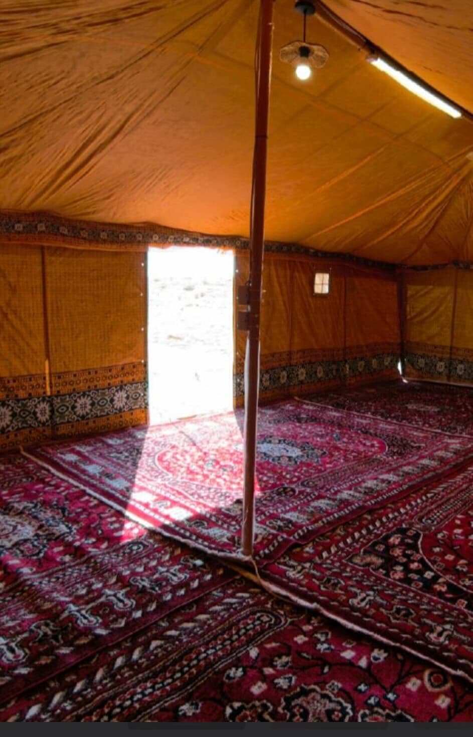 کنگ عبدالعزیز ریزرو میں ایک چھوٹا خاندانی کیمپ